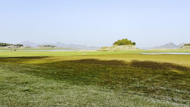 Panoramic view of Jawai Dam Rajasthan