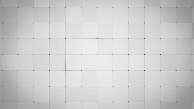 Digital Minimal Technology Grid Background
Abstract background with white tiled digital data technology grid and dynamic black dots