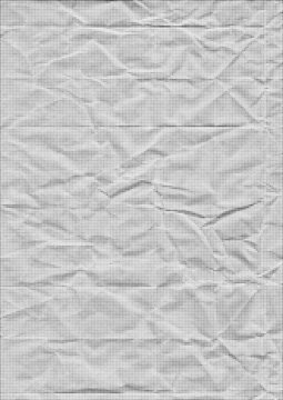 Large vector halftone vintage paper with a transparent background