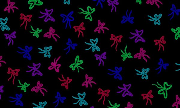 seamless ribbon pattern