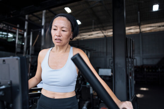 Cardio training at the gym