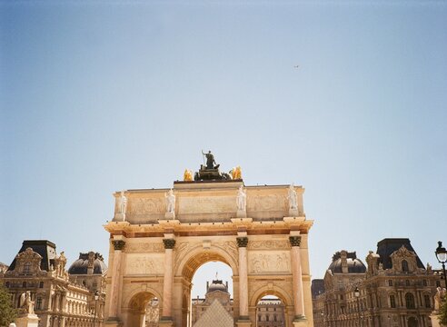 The Arc de Triomphe du Carrousel in Paris