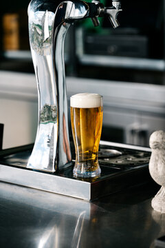 Frothy Draught Beer