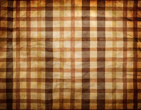vintage checkered paper sheet texture dirty aged and yellowed squared paper background