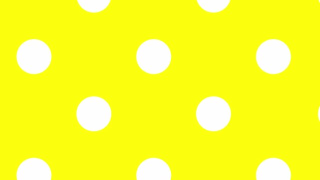 Yellow polka dot background pattern