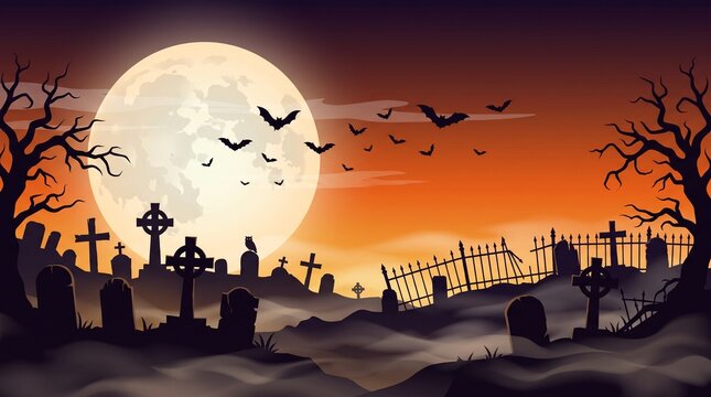 halloween night background