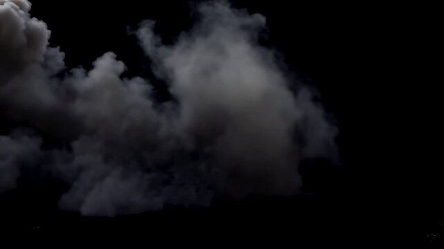 Soft Volumetric Fog Cloud Drifting and Expanding