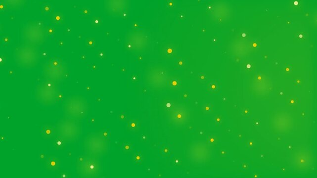 Green Screen Particles with Gold Sparkle and Glowing Light Ray Overlay for Festive Celebration Video Editing