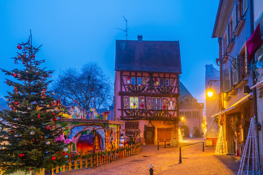 Colmar christmas decoration in France