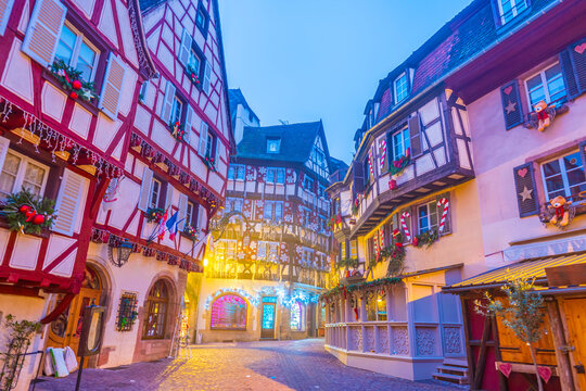 Colmar christmas decoration in France