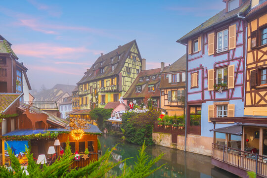 Colmar christmas decoration in France