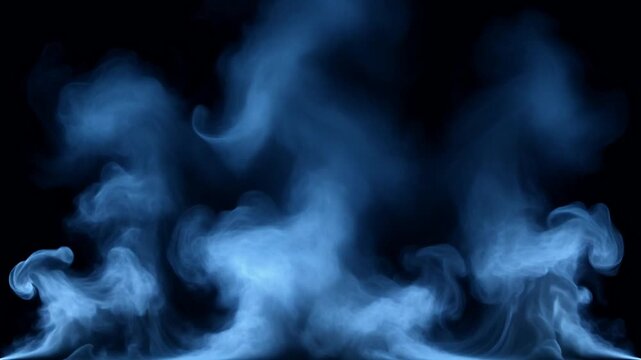 An endless-looking wall of highly realistic white and silver-gray vapor rising from the bottom edge and flowing continuously beyond the top of the frame