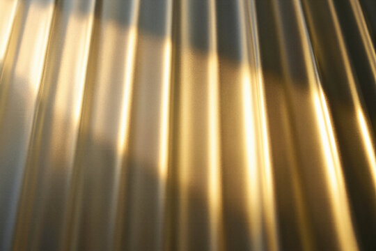 Golden Hour Acid-Etched Fluted Glass Texture