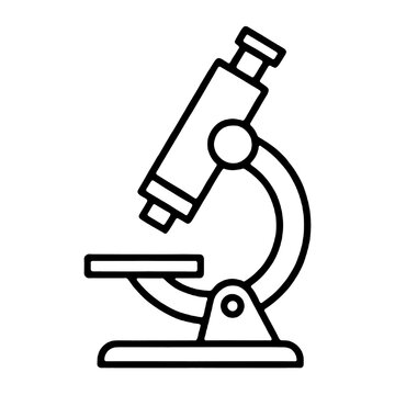 microscope icon isolated PNG transparent