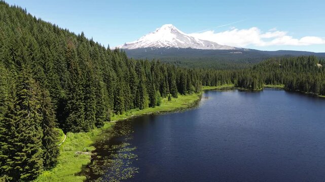 Up Trillium Lake - Oregon