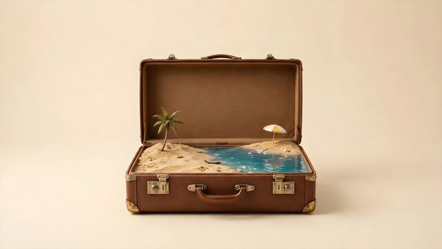 An Entire Tropical Vacation Inside a Suitcase