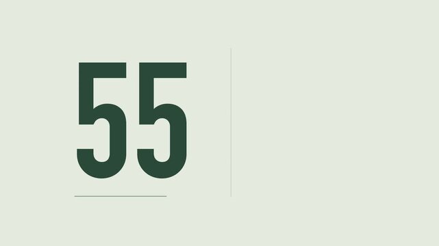 One minute minimal timer on sage with room for a message