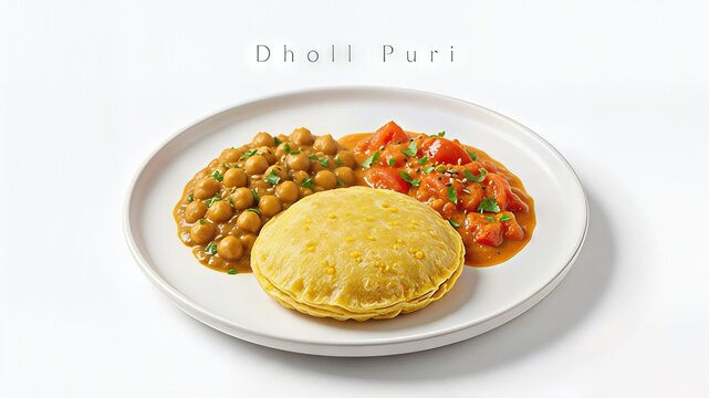 Dhol puri Mauritian yellow split pea flatbread