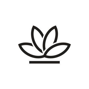Crown design illustration with simple and creative idea for business