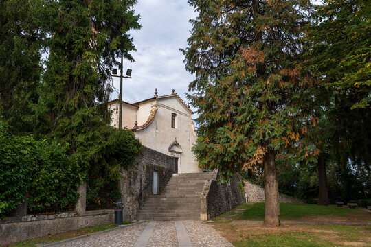 Church of San Daniele in Castello, located on the top of the hill of the same name in San Daniele del Friuli. Italy