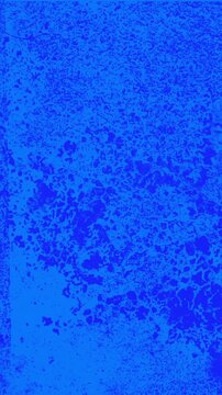 Vertical video: On start camera panning, shifting frame, tuning focus across blue panel for texture