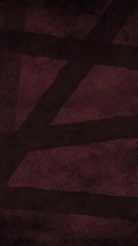 Vertical video: Fixed frame starting burgundy texture staying static, showing dark bands for design