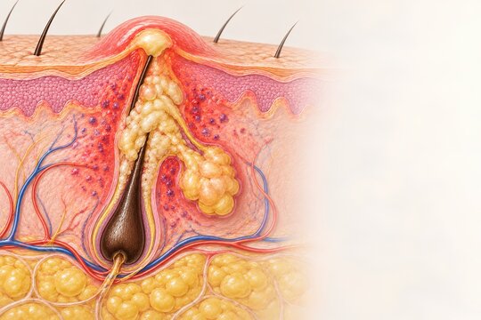 Enlarged Pore Medical Anatomy