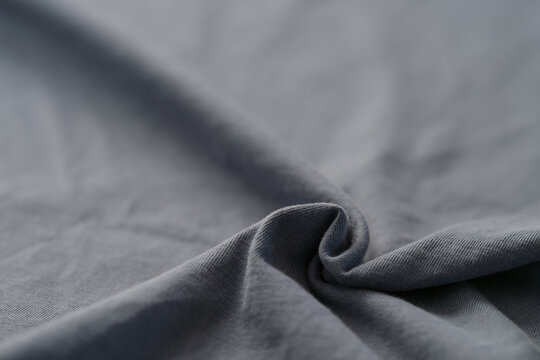 Closeup photo of heavy cotton fabric for clothing