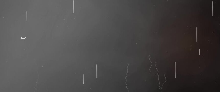 Authentic vintage film grain overlay effect featuring flickering dust particles, vertical scratches, and warm light leaks. Perfect retro texture b-roll for cinematic video transitions.