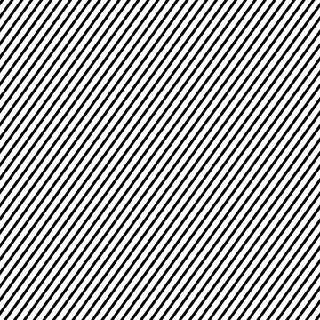 Seamless diagonal black and white line pattern background with lines