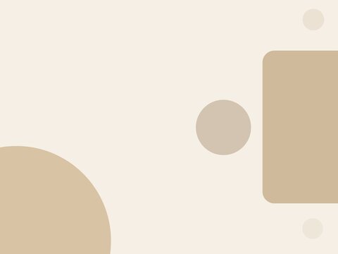 Beige Organic Geometric abstract Background with circles