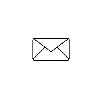 e mail icon with transparent background PNG and JPEG image
