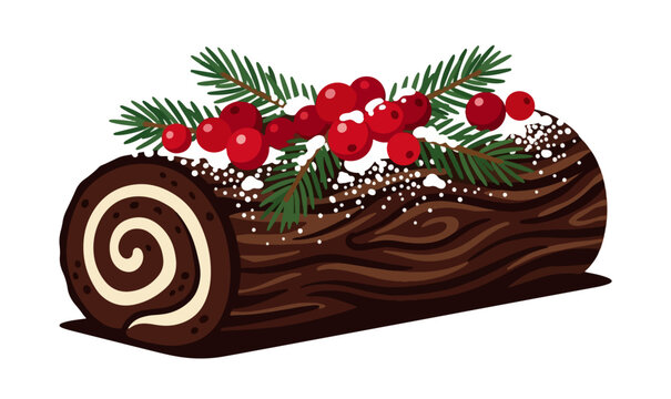 chocolate yule log cake with cranberries, yule log, chocolate cake, yule log cake, cranberries, christmas cake, holiday cake, chocolate log, festive cake, 