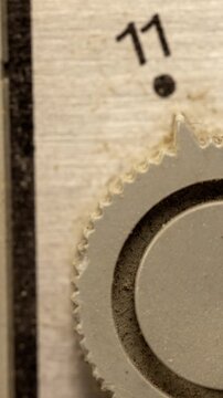 sequence of different vintage analogue film cameras vertical