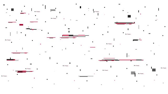 Abstract digital glitch art background with scattered colorful pixelated static noise and random data errors