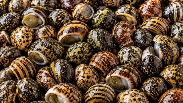 Nerite Snail Background. Snail Background.