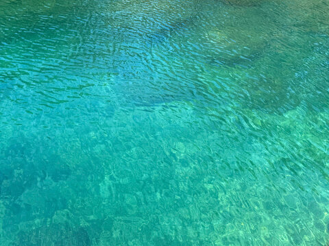 Calm rippled clear water background