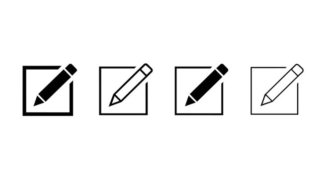 PEANCIL ICON SET