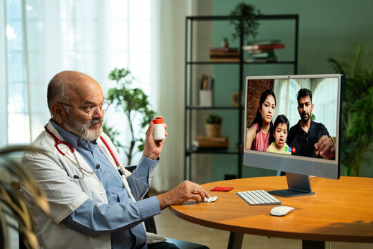 Experienced Indian Doctor Providing Online Pediatric Consultation for Infant
