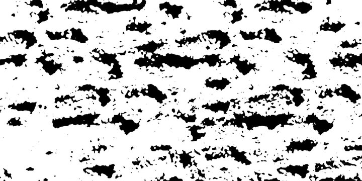 Abstract black and white grunge texture background vector illustration with distressed grain overlay effect