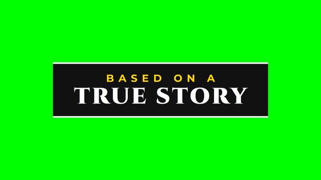Based On A True Story Title Graphic