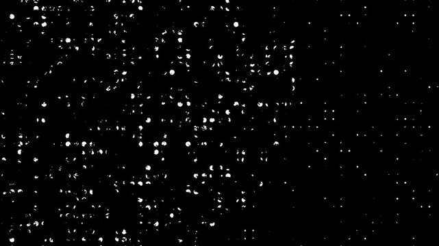 Coordinate dots animation forms an organized geometric matrix. High speed digital telecommunication infrastructure shapes coordinate dots animation. Tech panels use dots.
