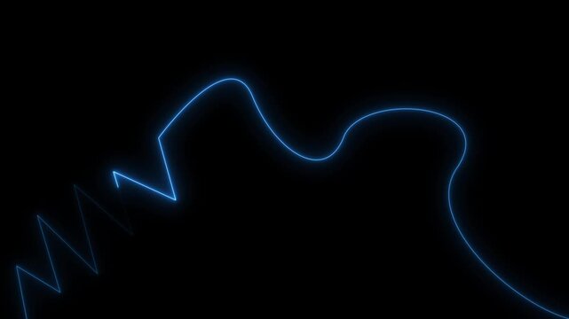 Curved lines animation sketches undulating architectural paths. Minimalist vector art drafting perspectives define active curved lines animation. Studio suites use lines.