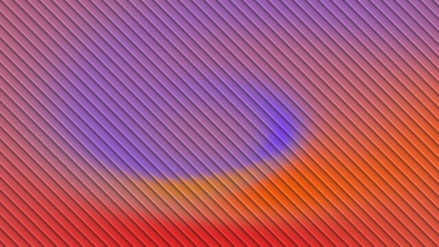 Fluted glass pattern features flowing gradient colors.