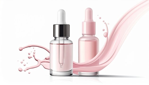 Minimal cuticle softener bottle with a pointed dispensing tip, isolated on white.
