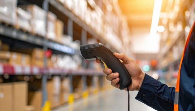 Automotive inventory tracking using handheld barcode scanner