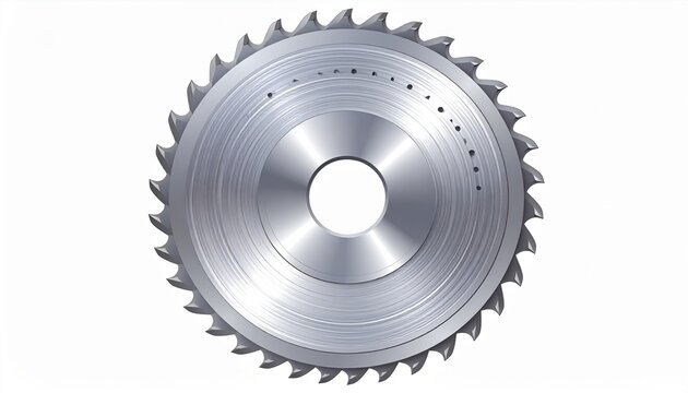 Metal cutting bandsaw blade coil isolated for industrial supply advertising