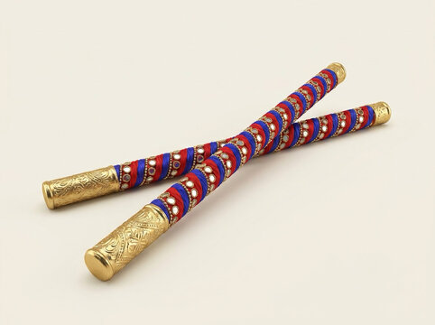 Dandiya Festival, Traditional Indian Dance Sticks