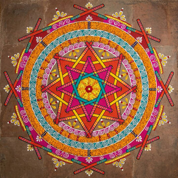 Dandiya Festival, Traditional Indian Dance Sticks