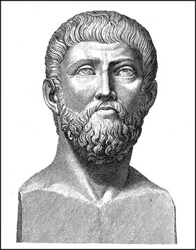 Alkibiades, Alkibi&aacute;des, c. 450 BC - 404 BC an important Athenian statesman, orator and general, digitally restored reproduction of a 19th century original, exact date unknown